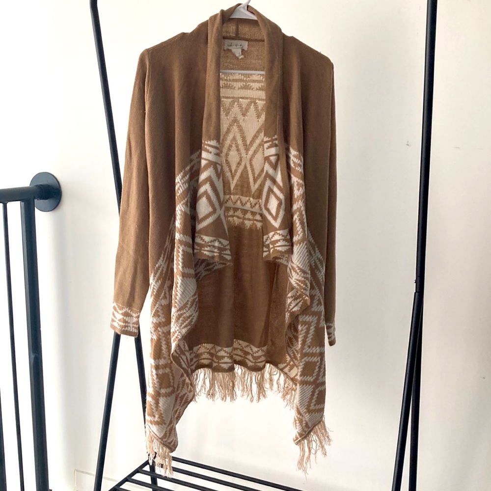 Fringe Open Sweater / Cardigan
